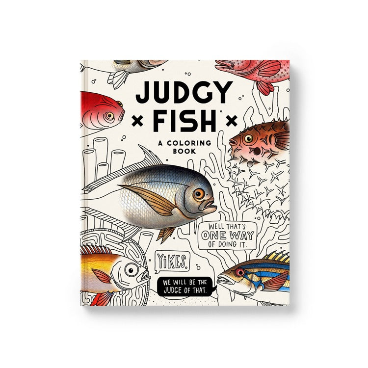 Coloring Book Judgy Fish