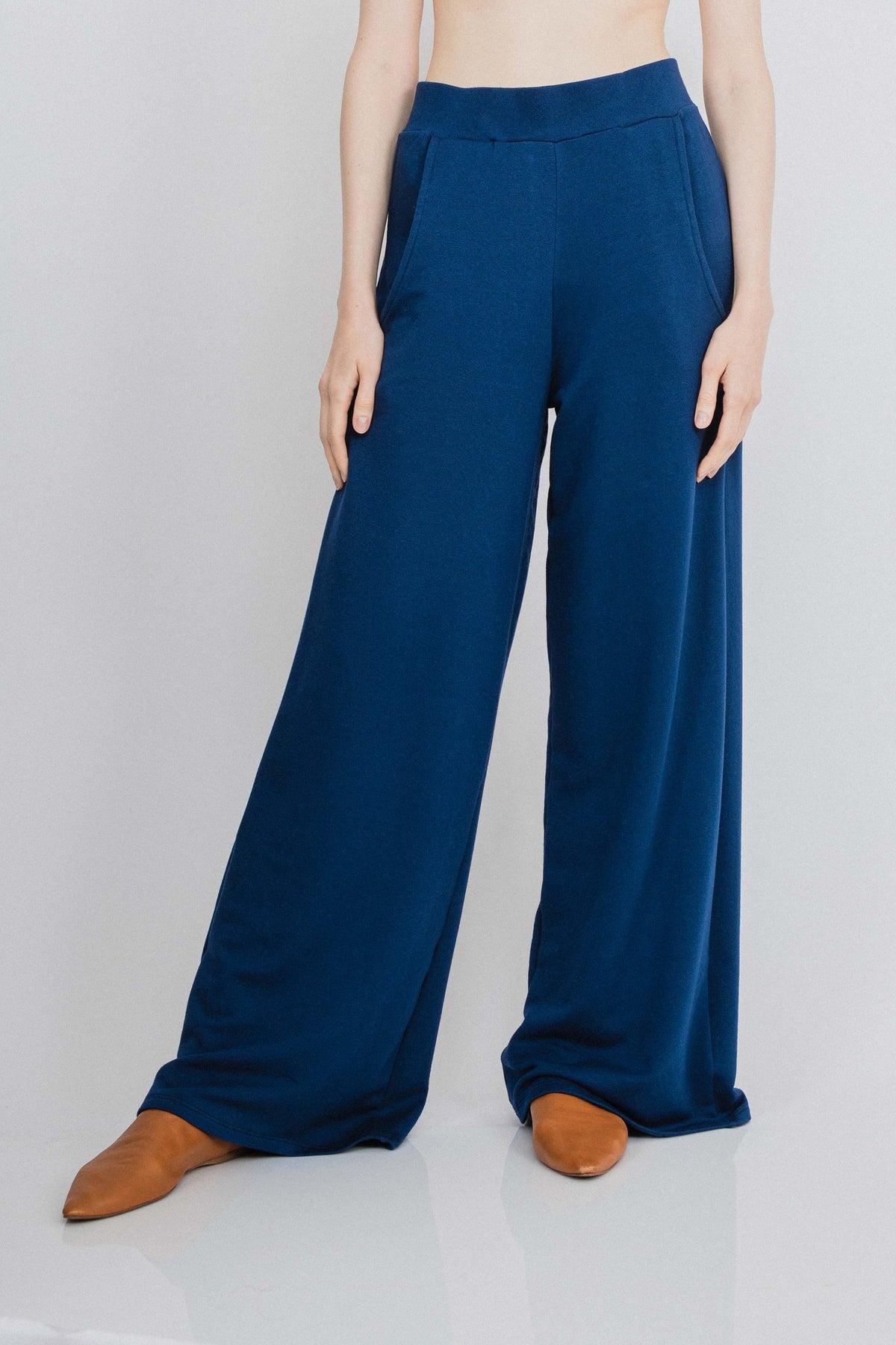 corinne collection adelyn trouser in sapphire blue