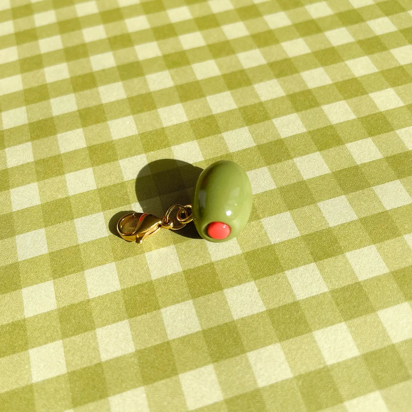 olive bag charm
