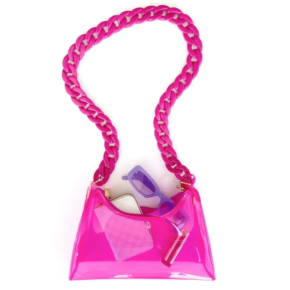 daytrip stadium bag in hot pink