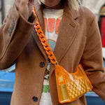 daytrip stadium bag in orange