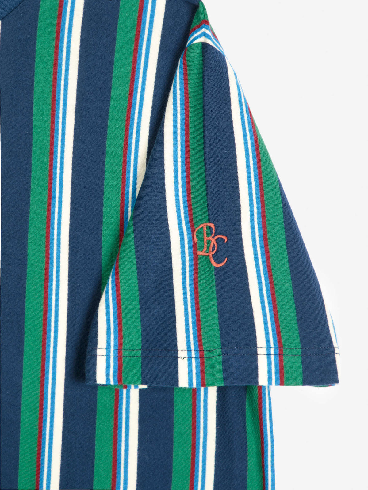 striped long jersey dress