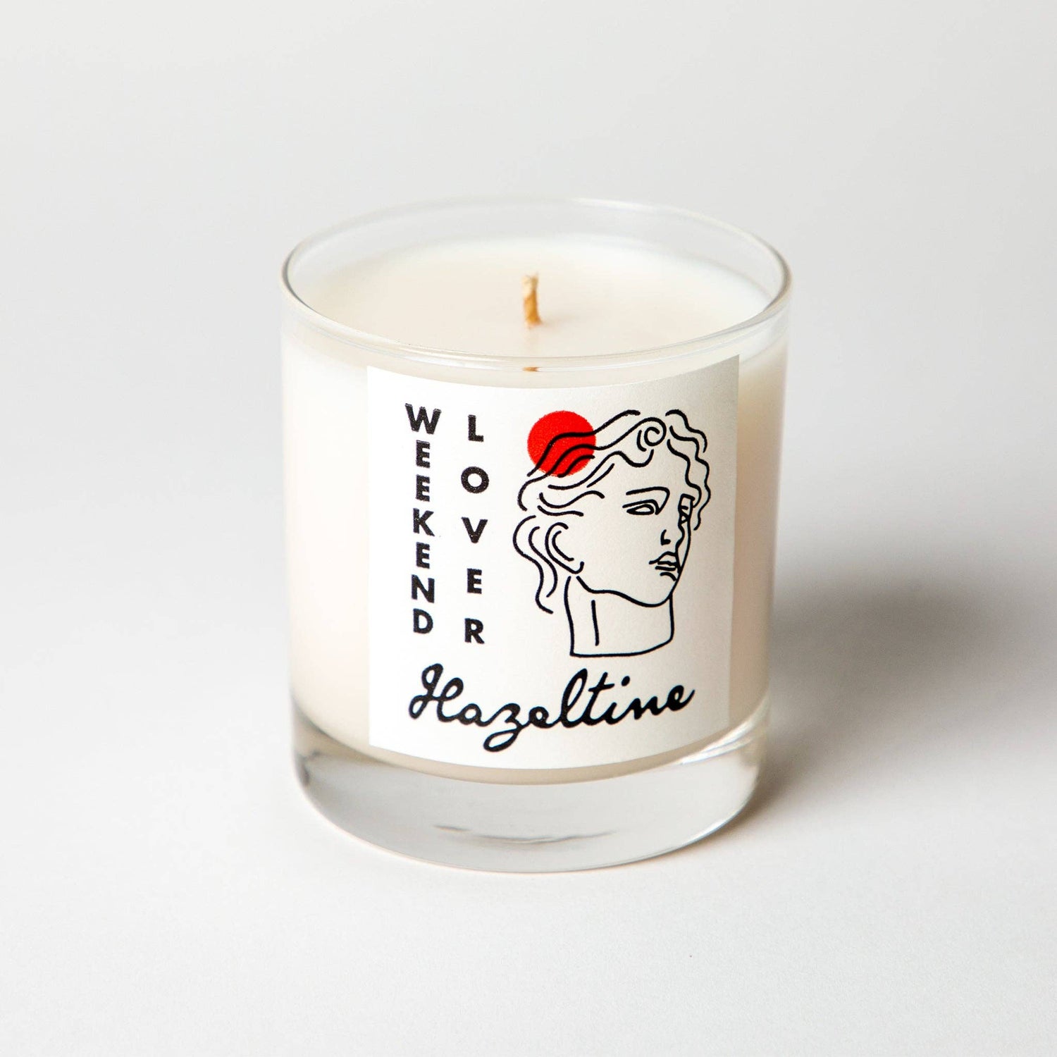 weekend lover candle