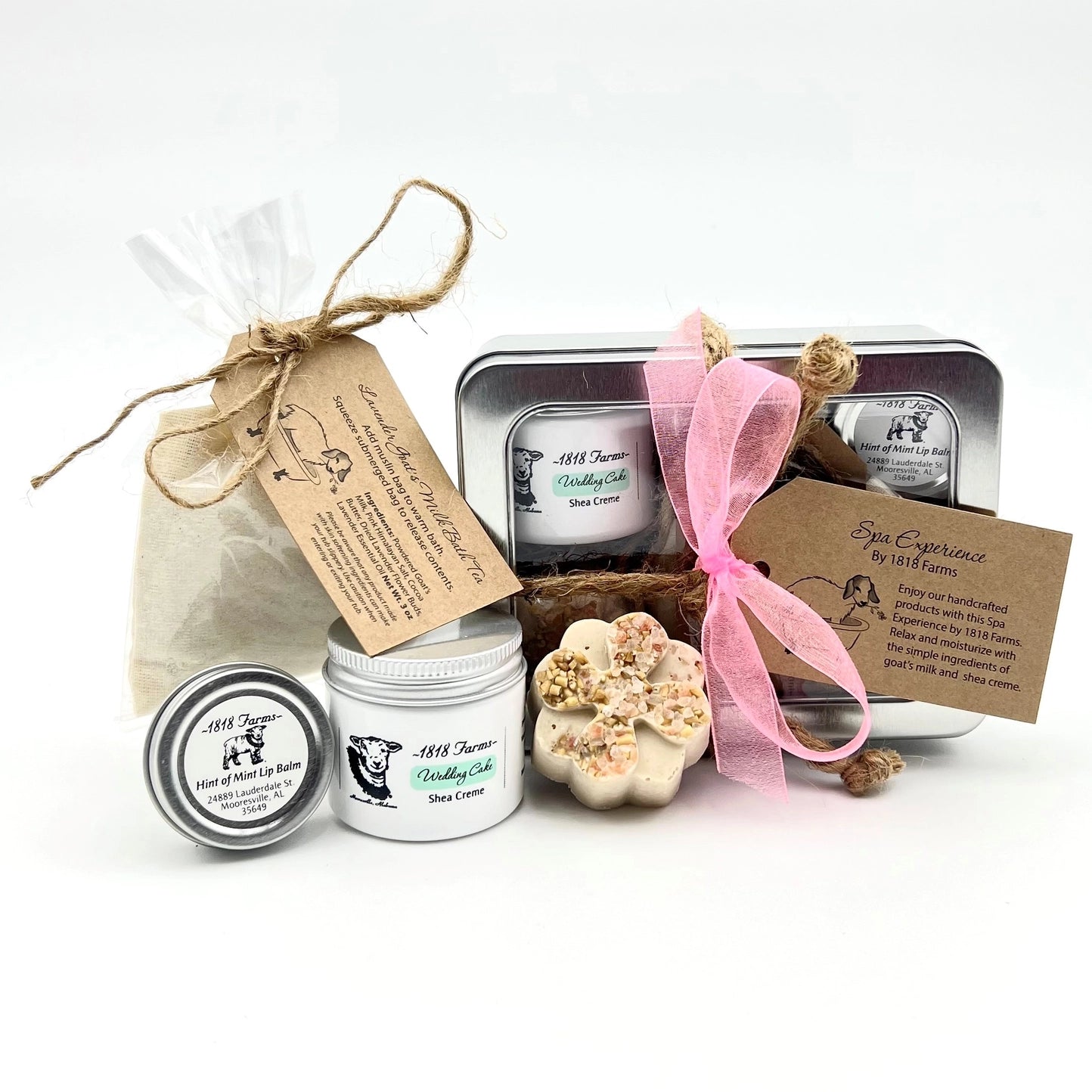 skin softening spa experience tins