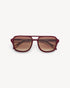 the machete jane sunglasses in oxblood