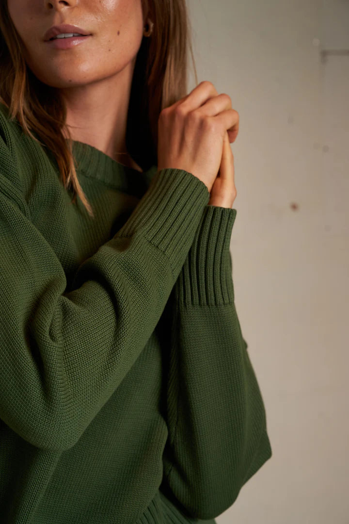 janet cotton crewneck sweater