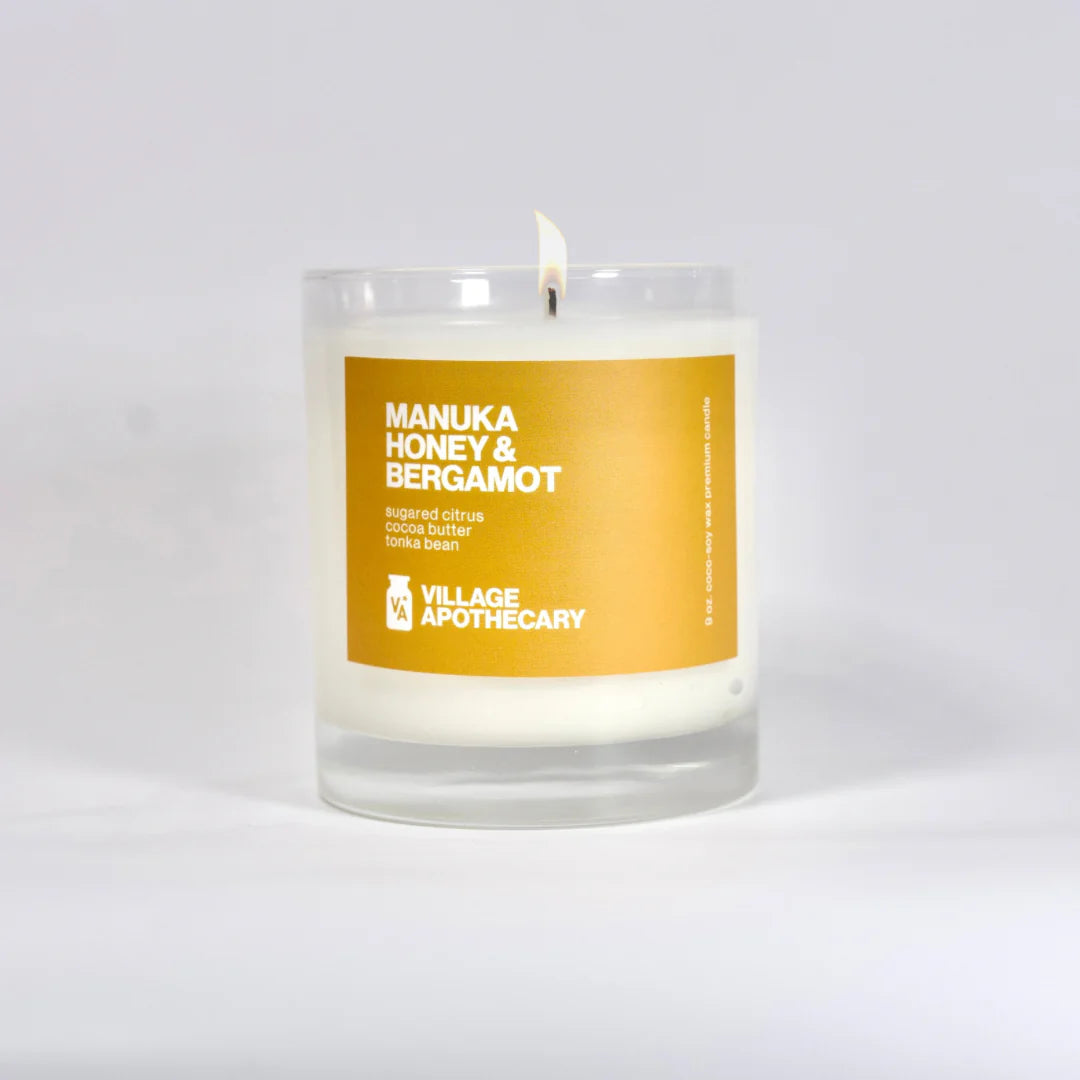 manuka honey & bergamot candle