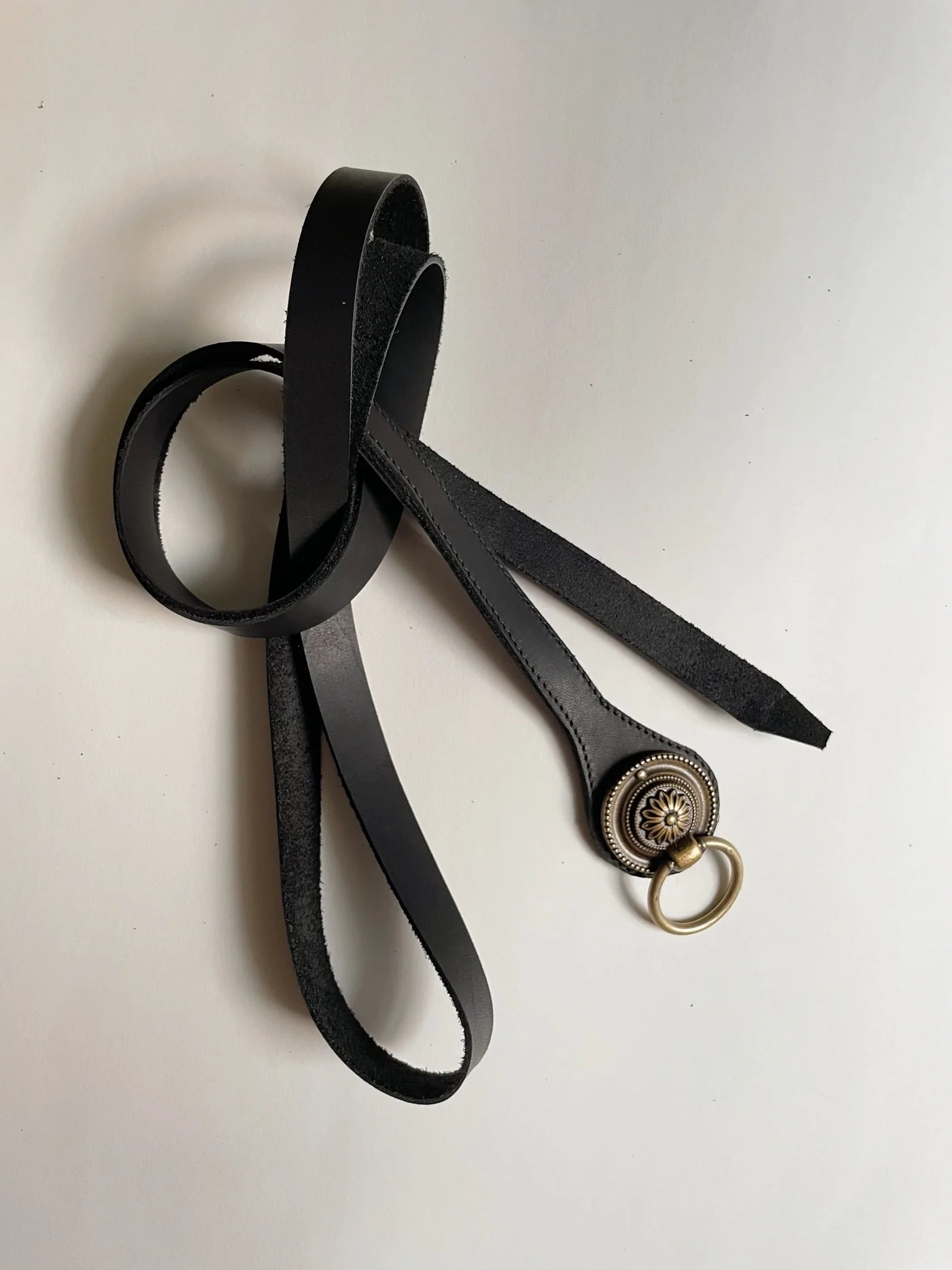 vaucluse leather wrap ring belt