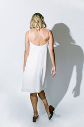 white jules dress - basic. 